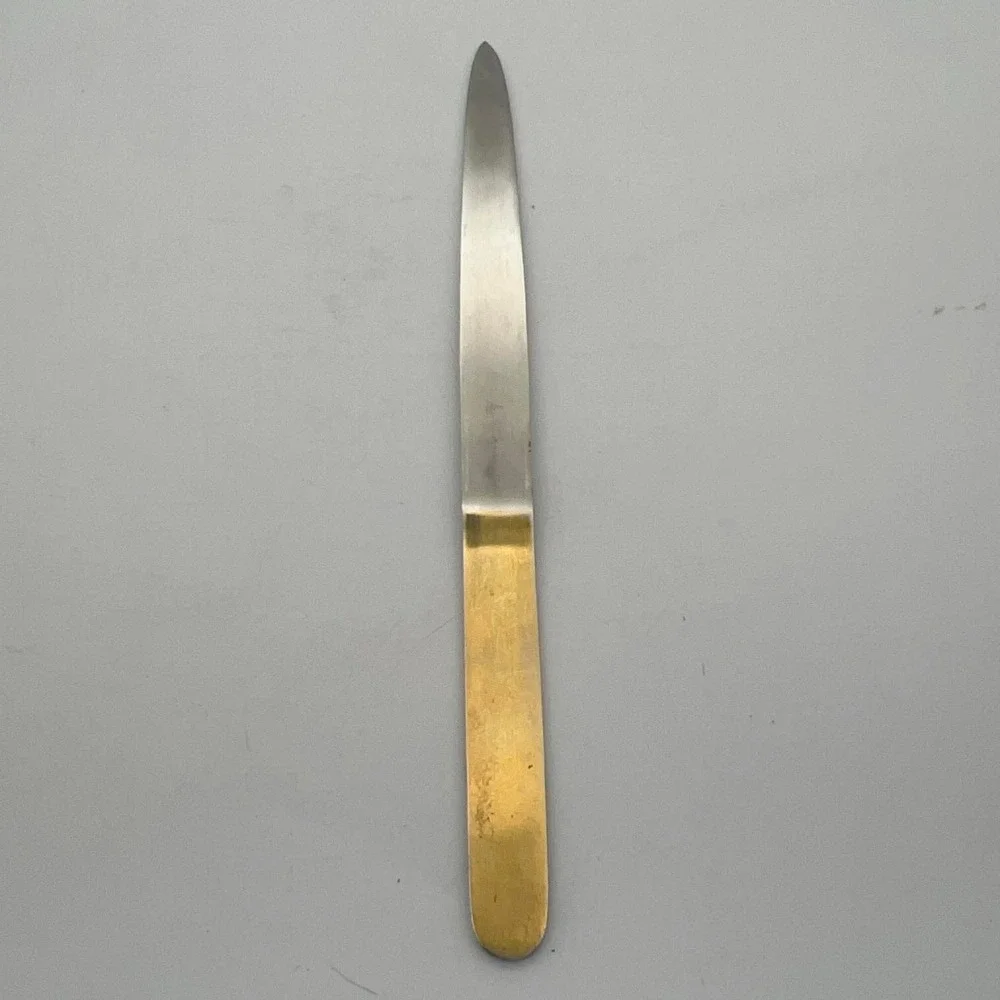 Vintage J.A. Henckels Inox Germany Scissors & Letter Opener Desk Set with‎ Case
